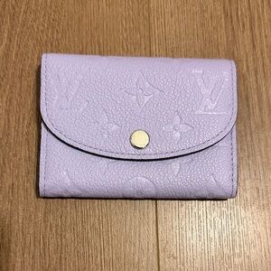Louis Vuitton Rosalie Coin Purse Wallet in purple